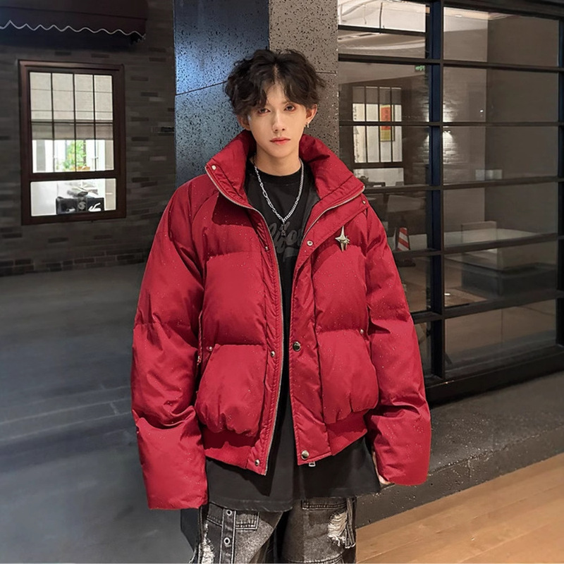 Men's Winter Thickened Warm Bread Clothing American High Street Design Sense Duffy Handsome Jacket