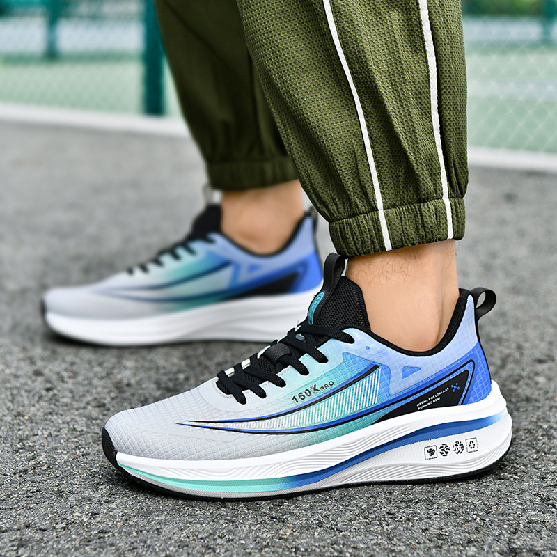 Zapatos casuales deportivos de verano, zapatos para correr de suela suave ligera, zapatos de entrenamiento deportivo para estudiantes de secundaria, estilo explosivo, zapatos de hombre de todo fósforo