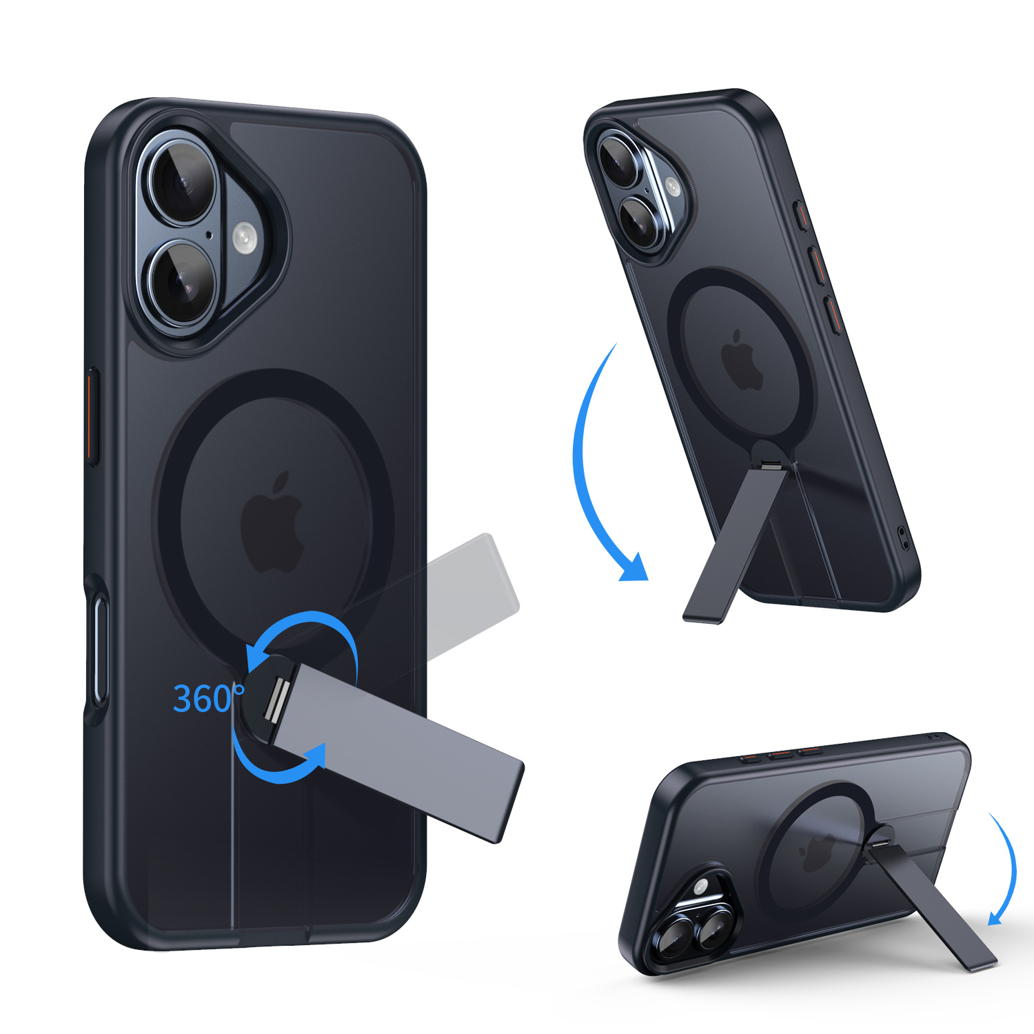 Apple, iPhone 16, invisible tubing, phone case, matte protective case, 16promax, iphone