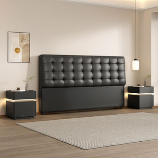 Waffle Soft Bedside Single Purchase 2024 New Style Accessible Luxury Floor-Standing Bedroom Backrest Simple and Modern