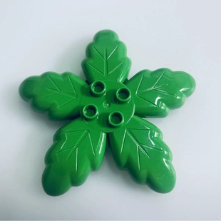 4-hole large leaf large particle building block mechanical gear variable engineering wonderful pipeline technology parts compatible with Lego