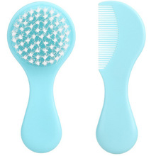 新品女宝专用男宝胎毛套装梳十月结晶婴儿梳不伤发去头垢软毛刷