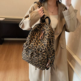 休闲背包;女士双肩包;中大学生书包