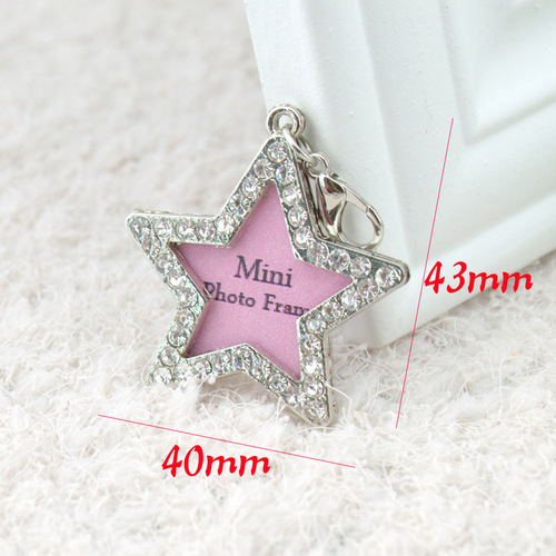 Manufacturer medium size pet round diamond dog tag anti-lost information tag diy handwritten love pendant one piece dropshipping
