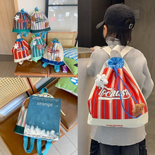 2025新款韩版小众设计春季手拎包休闲简约大容量儿童潮流双肩包