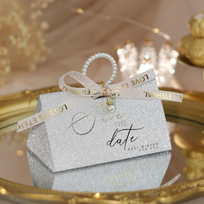 2025 新しいシュガーボックス結婚式のキャンディーボックスハイエンドの結婚式の婚約キャンディーボックスキャンディーバッグギフトボックス空箱|undefined