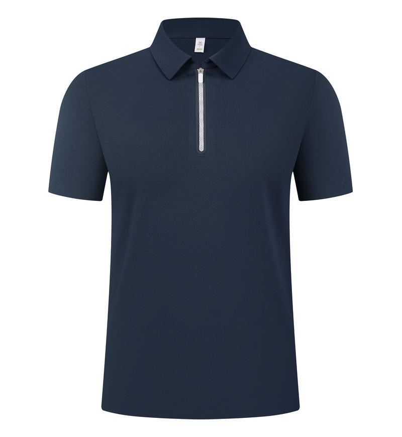 170 g de secado rápido reflectante a prueba de agua cremallera polo personalizado expansión al aire libre ropa de impresión logo bordado