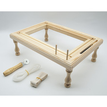 小号法绣缝纫刺绣桌面绣架棚绣架十字绣绣架钩针刺绣正反面木架