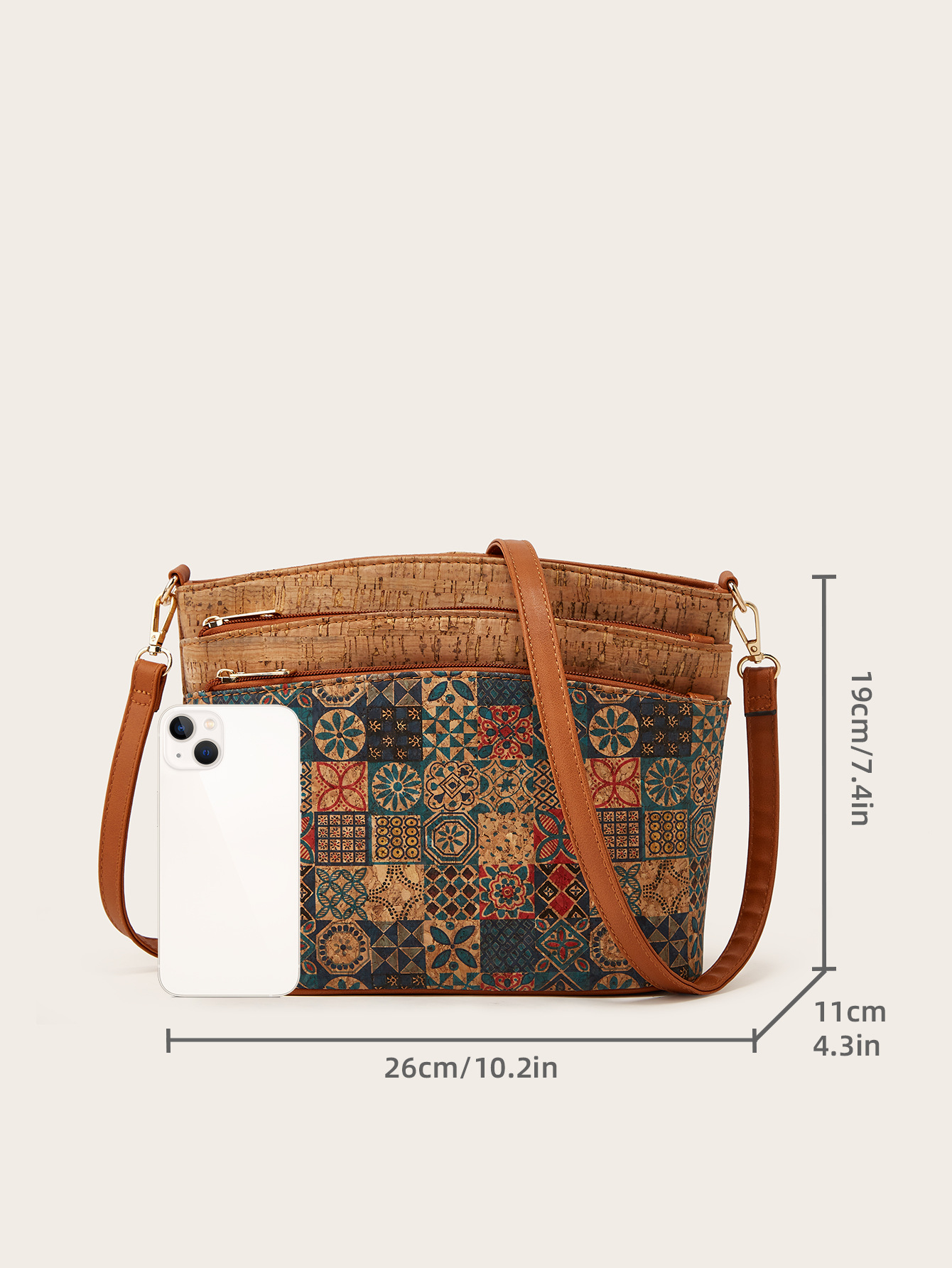 Borsa a tracolla donna elegante borsa messenger stile etnico_voghion.com