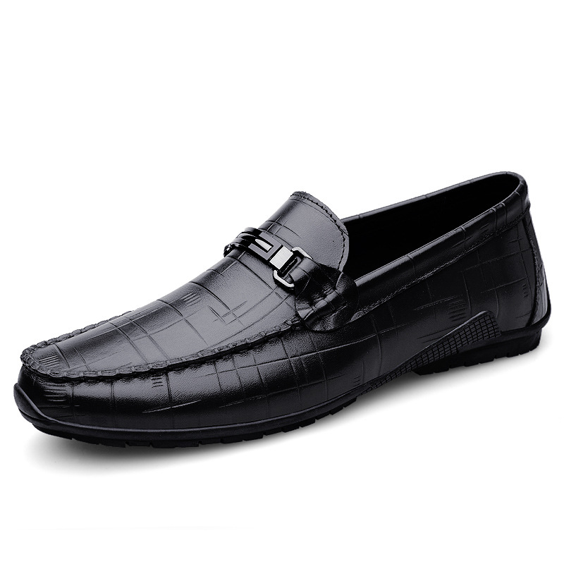 Men's Slip-on Driving Loafers Comfortable Versatile Casual Shoes_voghion.com