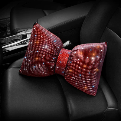car neck pillow pillow Headrest - red-diamond-gypsophila-simple-waist