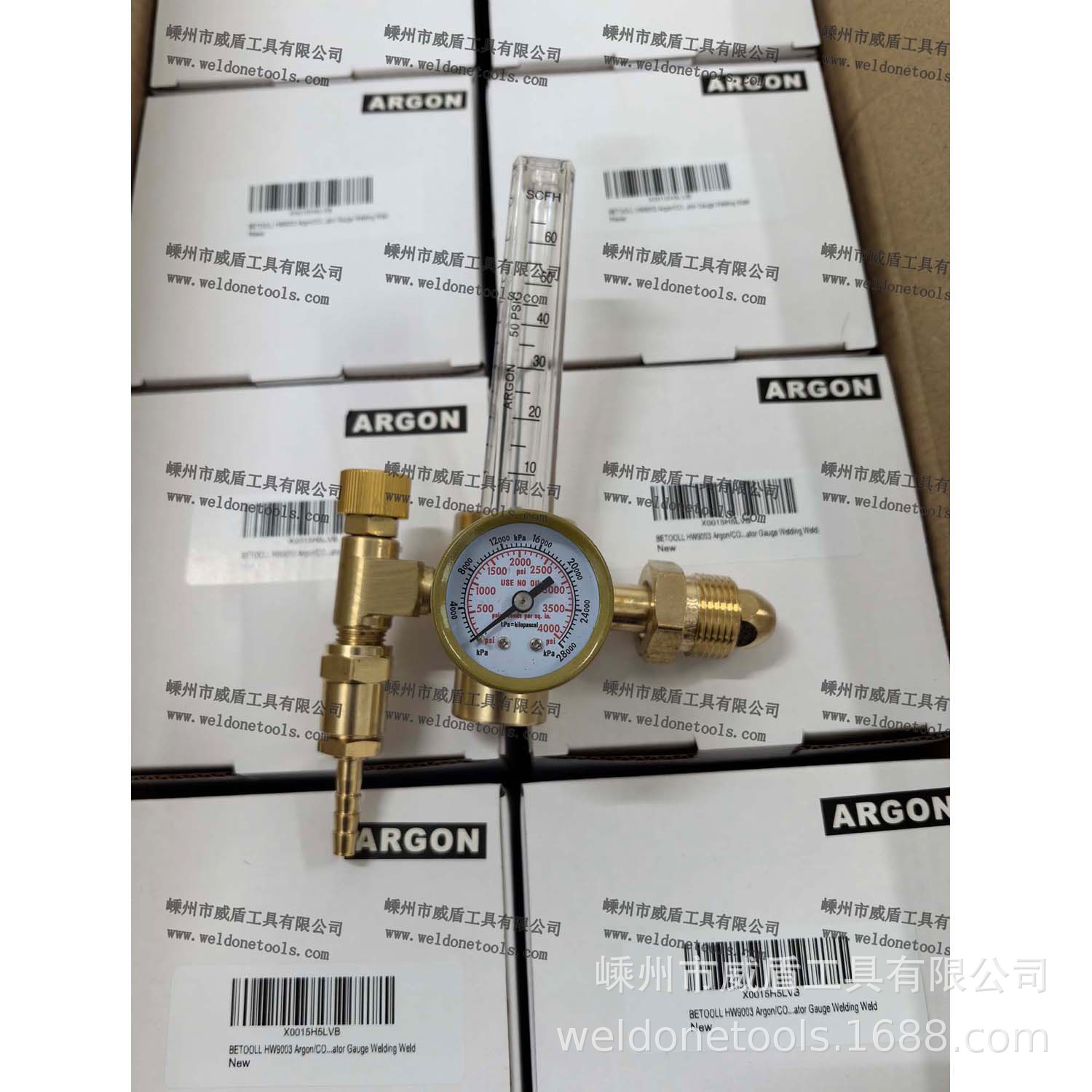 亚马逊热销 亚马逊氩气减压器  191氩气二氧化碳减压器 跨境电商