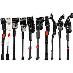 Mountain bike bicycle iron single support foot support large aluminum alloy support side support single support ladder tripod support foot for smooth riding