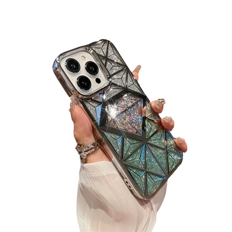 Совместимый чехол для телефона Apple, защитный чехол для iPhone 16 Diamond, набор, iPhone, защита от падений, 16promax