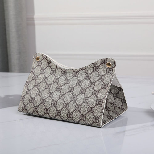 New wholesale leather tissue box creative leather tissue box home living room gift car tissue box
