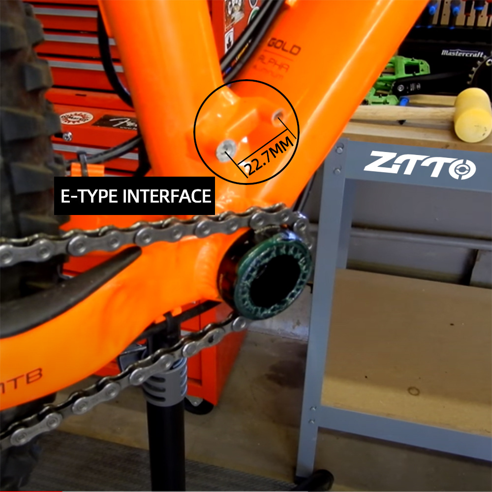 ZTTO montura directa tipo E estabilizador de cadena de montaje directo tipo E soporte compatible con conexión rápida S3,26T-36T protector de cadena de bicicleta