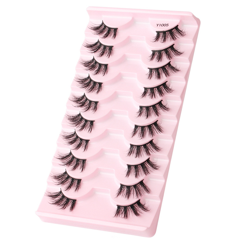 Casual Classic Style Solid Color Synthetic Fibre False Eyelashes 1 Piece display picture 3