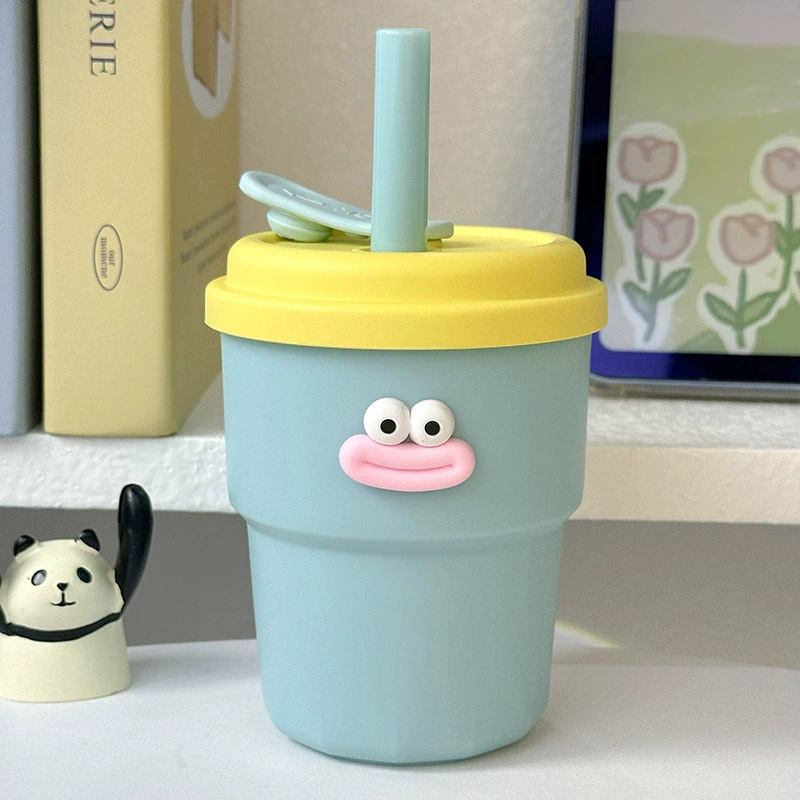  Portable Bear Travel Cup, 401–500 ml, high-temperature resistant, student-friendly