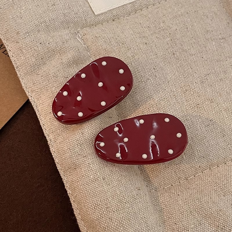 Anchor Clip de cabello de arco de sangrado para mujeres Otoño Invierno Clip lateral Frente Frente Clip BBB Clip de cabello de alta calidad