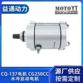 MOTOYT摩托车配件 CQ-137电机 CG250CC水冷启动电机