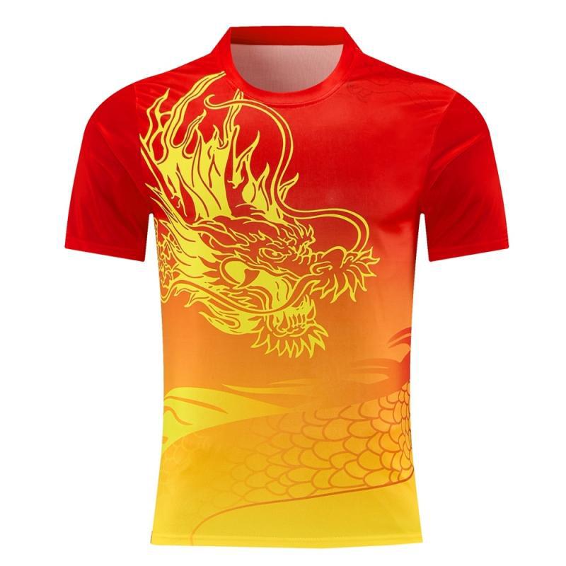 Dragón de secado rápido traje de barco dragón traje de manga larga protección solar dragón barco dragón barco dragón traje de equipo de seda de hielo se puede imprimir nombre del equipo
