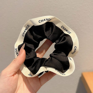 El encaje francés doble anillo de cabello de intestino grueso femenino de alta calidad cuerda de cabello de pelo de ballet dulce Meisen tocado de cabello