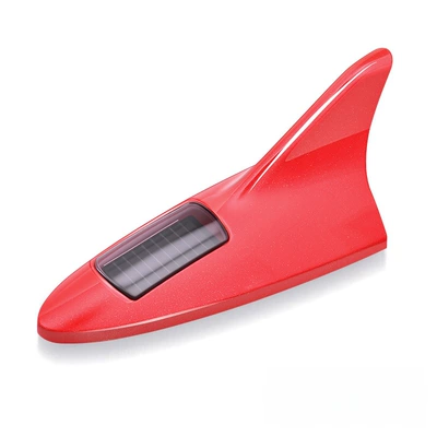 Fin Strobe Light Decoration, vehicle antenna - shark-fin-flash-light-charming-red