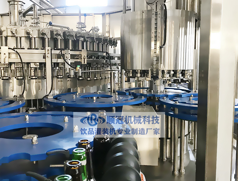 玻璃瓶啤酒灌装机 玻璃瓶易拉罐灌装机 含气饮料灌装