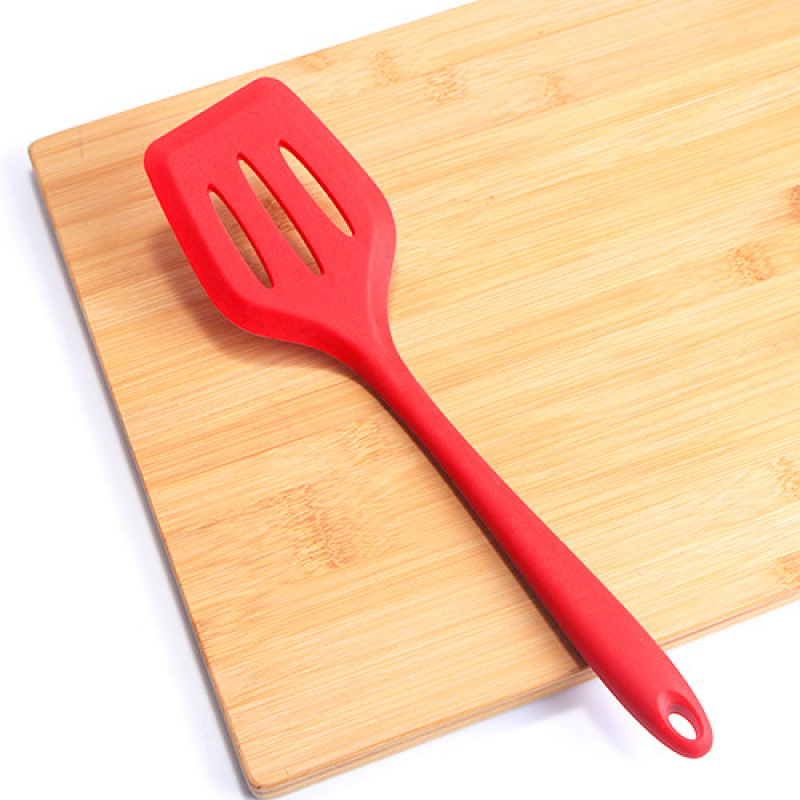 Barril de almacenamiento rojo todo incluido mango de silicona utensilios de cocina 10 piezas juego de utensilios de cocina antiadherente conjunto de cocina