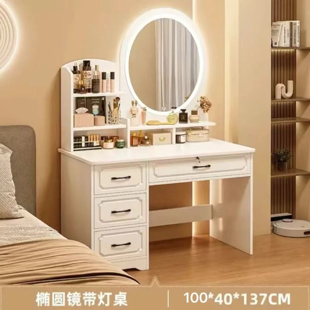 Fábrica directa de dormitorio pequeño simple mesas de vestuario dormitorio simple moderno gabinete de almacenamiento de mesa de vestuario una