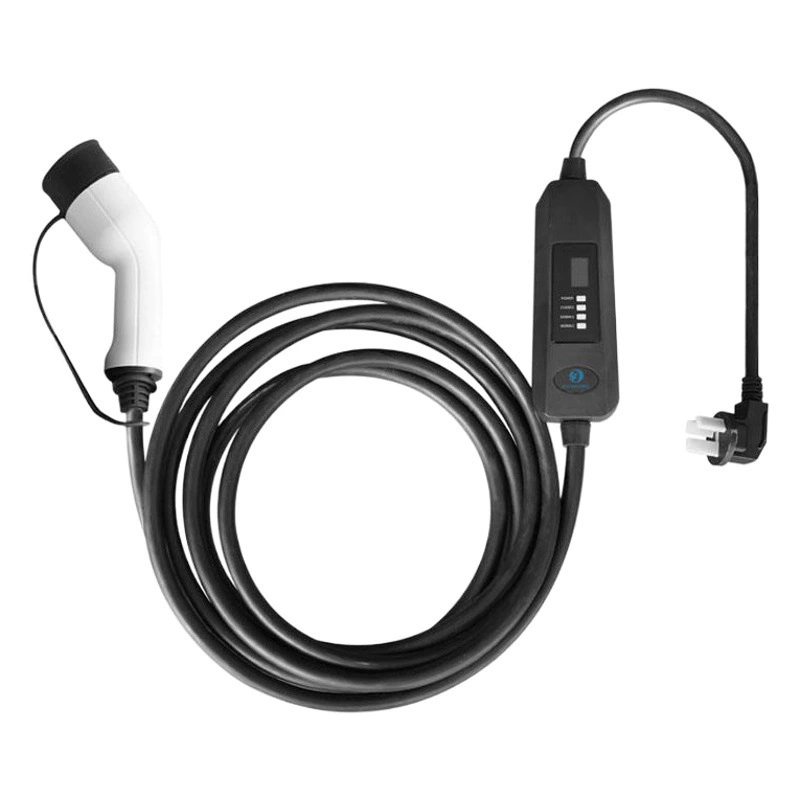 Портативное зарядное устройство для электромобилей 16A/32A, домашняя зарядная станция для электромобилей, европейский стандарт Type2, национальный стандарт GBT, водонепроницаемое