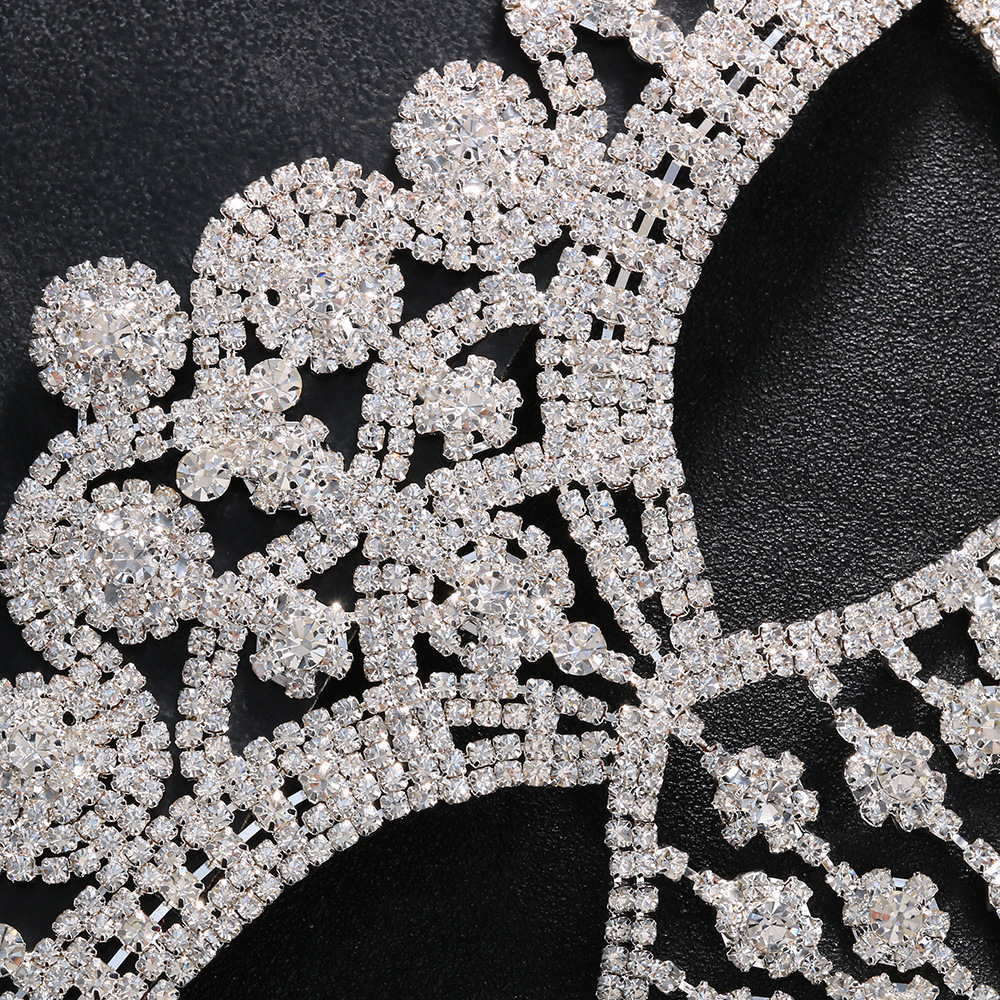 2022 nuevo rhinestone borla máscara personalidad europea y americana de lujo de Halloween mascarada máscara de la borla máscara