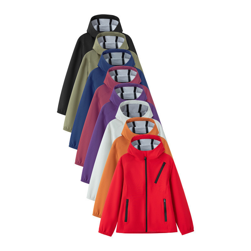 Winter Fashion Hooded Winter Soft Shell Waterproof Windproof Jacket- Winter Fashion Hooded Winter Soft Shell Waterproof Windproof Jacket-