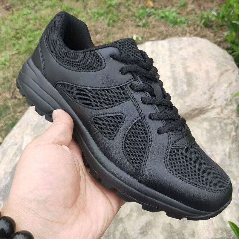 Xiao Wujihua Spring and Autumn Physical Training Shoes, Commuting Shoes, Black Running Shoes, Comfortable, Wear-Resistant, Non-Slip Military Training Running Shoes, Fleece-Lined Xiao Wujihua Spring and Autumn Physical Training Shoes, Commuting Shoes, Black Running Shoes, Comfortable, Wear-Resistant, Non-Slip Military Training Running Shoes, Fleece-Lined