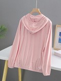 女性用アイスシルク夏の日焼け止め服、屋外通気性、軽量、抗UV、ルーズ日焼け止め服、カーディガンジャケット、男性用多用途|undefined