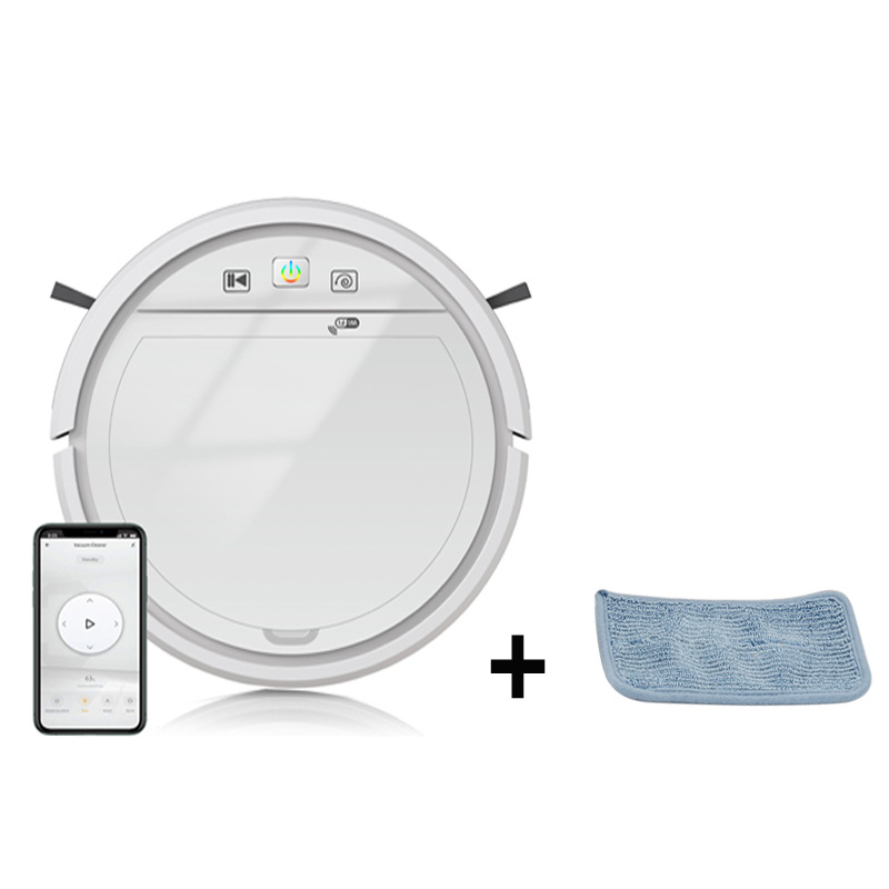 Planificación de regalos transfronterizos limpieza automática aspiradora tres en uno graffiti robot de barrido casero de voz inteligente