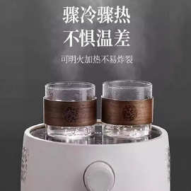 耐热玻璃功夫茶杯套装家用客厅待客高档品茗杯茶盏家用喝茶小杯子