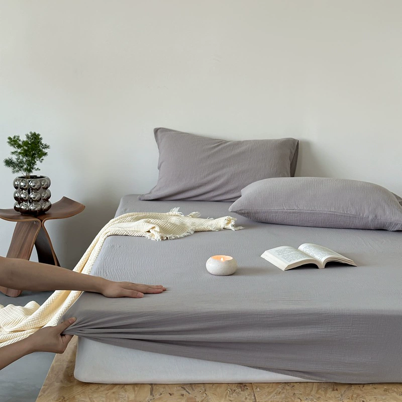 Хлопок двухслойный креп постельное белье 1.8 покрывало простыни Simmons матрас защитная крышка хлопчатобумажное одеяло