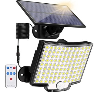 Solar split wall lamp 106LED remote control human body induction wall lamp indoor and outdoor