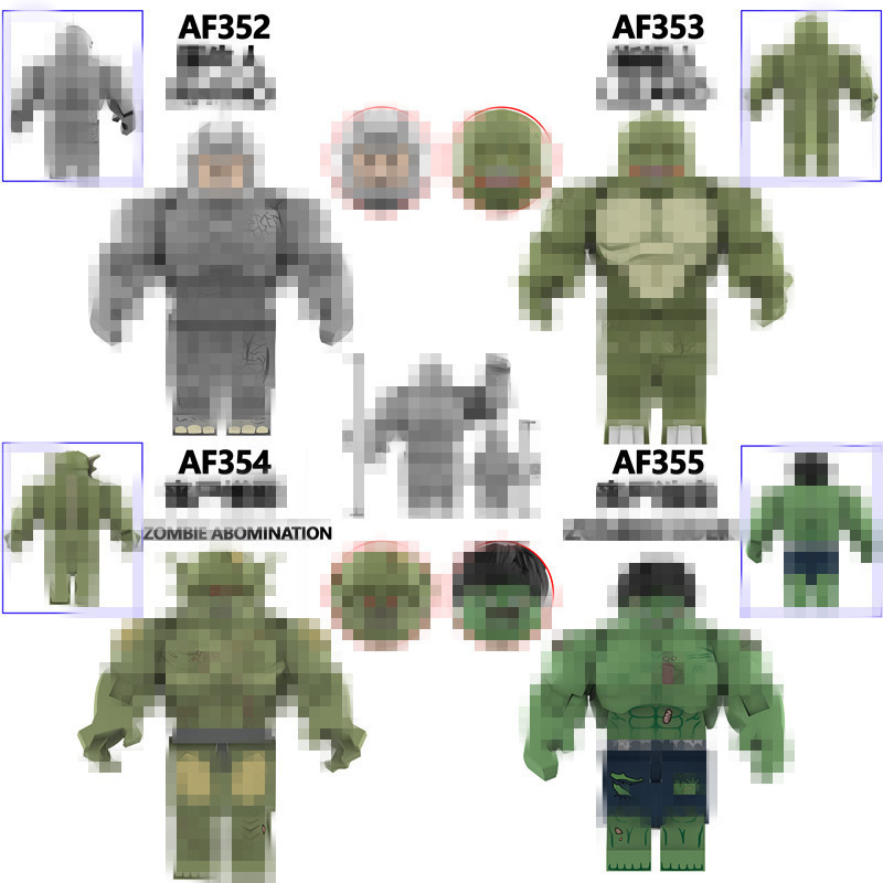 Foreign Trade Goods Af352-355 Tv and Movie Series Educational Assembled Building Block Toys Opp Bag Foreign Trade Goods Af352-355 Tv and Movie Series Educational Assembled Building Block Toys Opp Bag