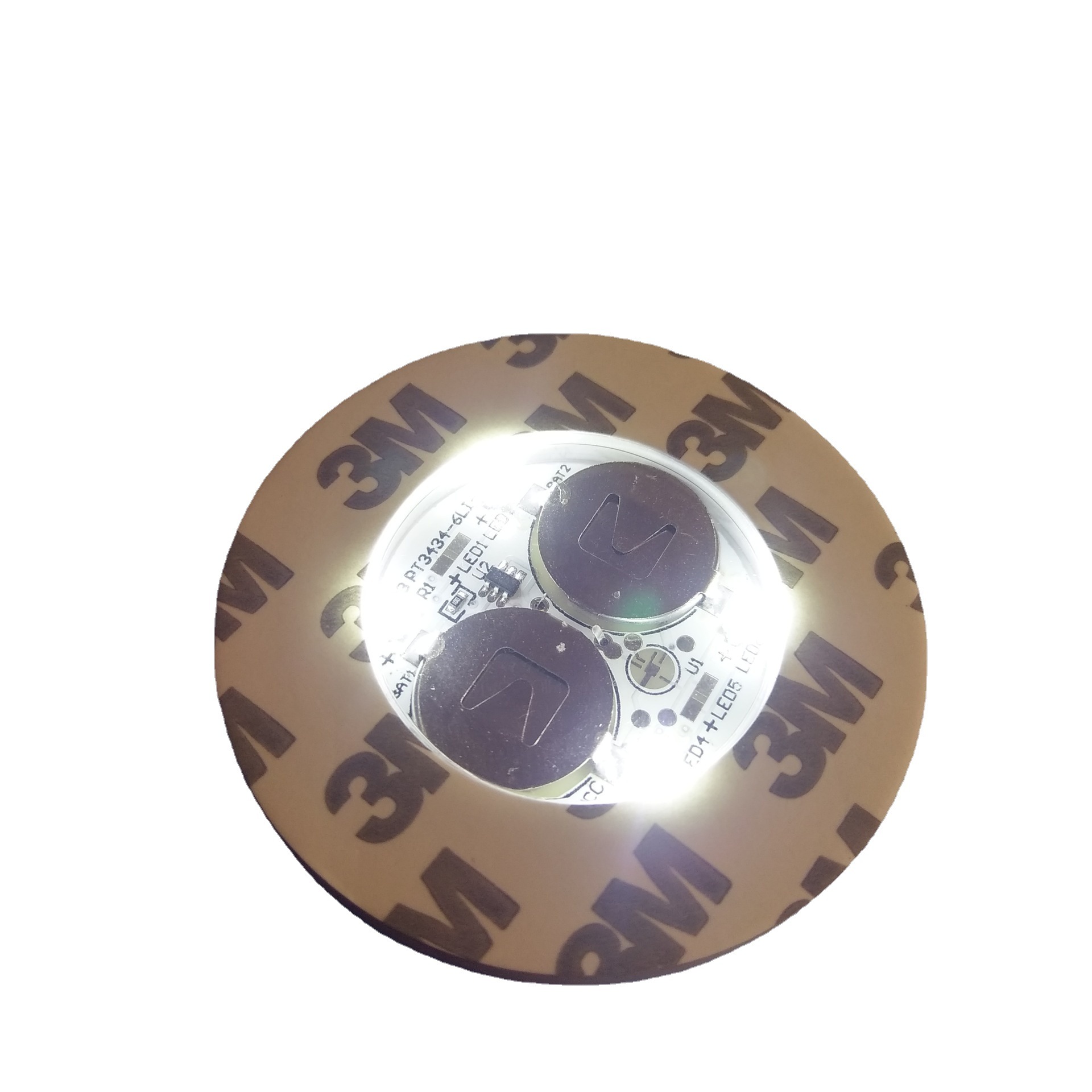 Exportación atmósfera decoración alegría botella emisora de luz pegatina botella de vodka luz LED flash pegatina colorido taza pegatina escritorio pad