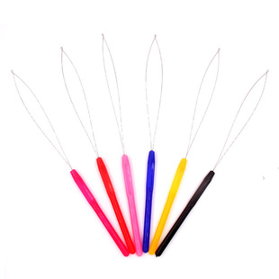 Wholesale Color Plastic Handle Hair Tailer tufting Thread Thread Thread Thread Thread Thread Thread Thread Thread Thread Hair Wig Crochet