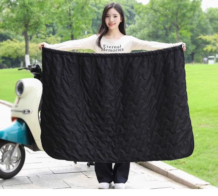 Suitable for Electric Vehicle Windproof Quilt Autumn and Winter New Half-Body Warm Knee Pads Waterproof Thickeneded Velvet Windproof Skirt for Men and Women