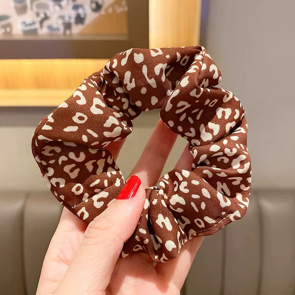 6#Leopard print -coffee color