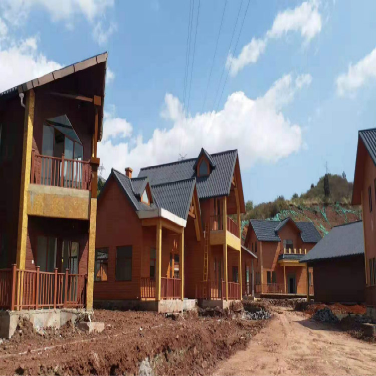 甘州博天仿古彩石金属瓦厂家 博古大小翘脚中式风格徽派建筑围墙