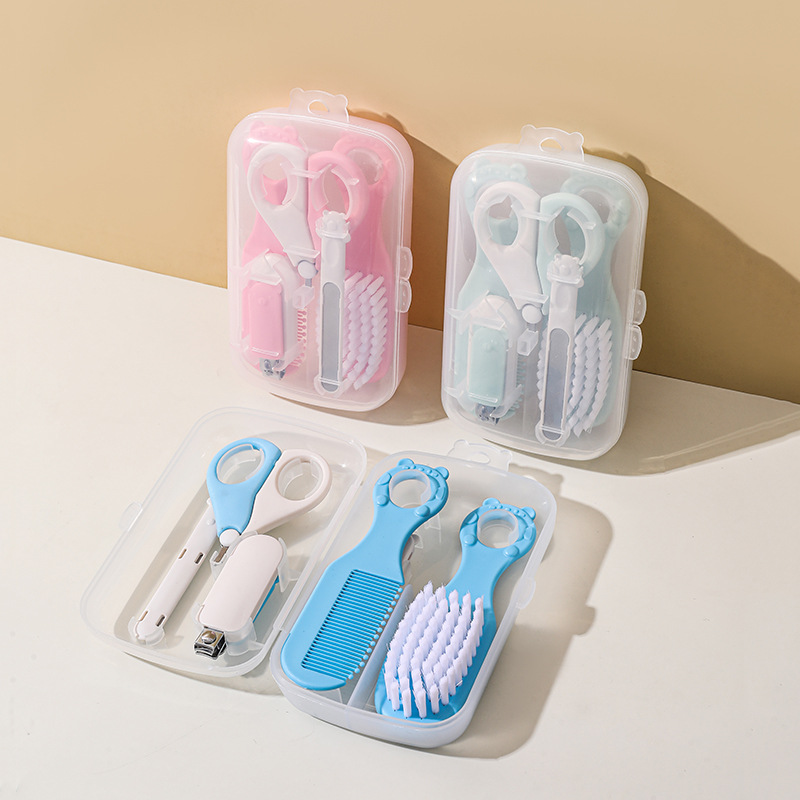 Set de Cuidado de Uñas para Bebés Set de 6 Piezas Plástico y Acero Inoxidable Portátil para Bebés y Niños image 3