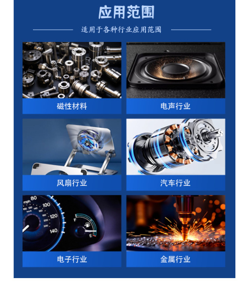 Front-push type circular magnetic circuit dual-gun dispensing machine compatible with motor bearings, Bluetooth speaker, syringe, and quantitative dispensing equipment