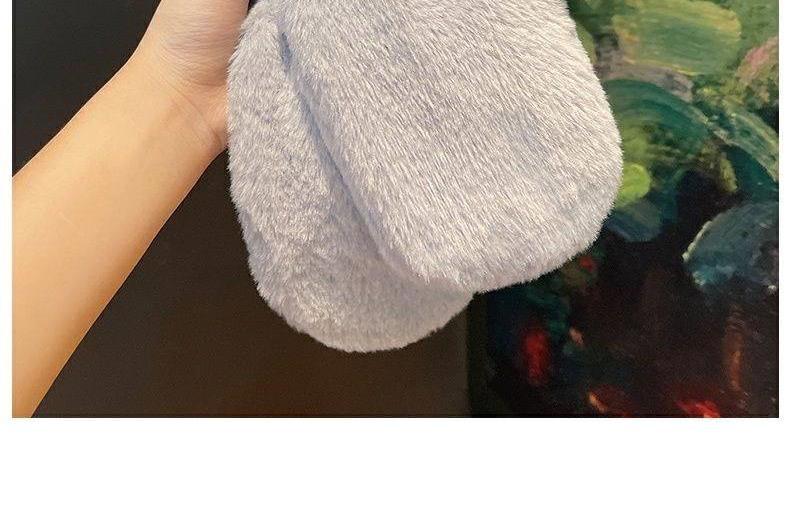 Version coréenne d'hiver de couleur unie avec velours épais, gants coupe-vent chauds et résistants au froid pour femmes, simples_voghion.com