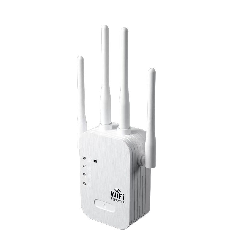 Amplificador de mejora de señal WIFI 1200M seis antenas a través de la pared 300M amplificador de retransmisión de red inalámbrica