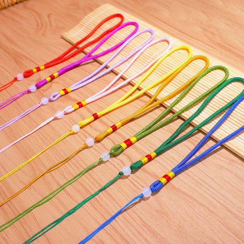 Фабрика оптом нефрит шарик веревка голова Ручка Веревка DIY китайский узел висит веревка Wenwan шнур Саше талреп